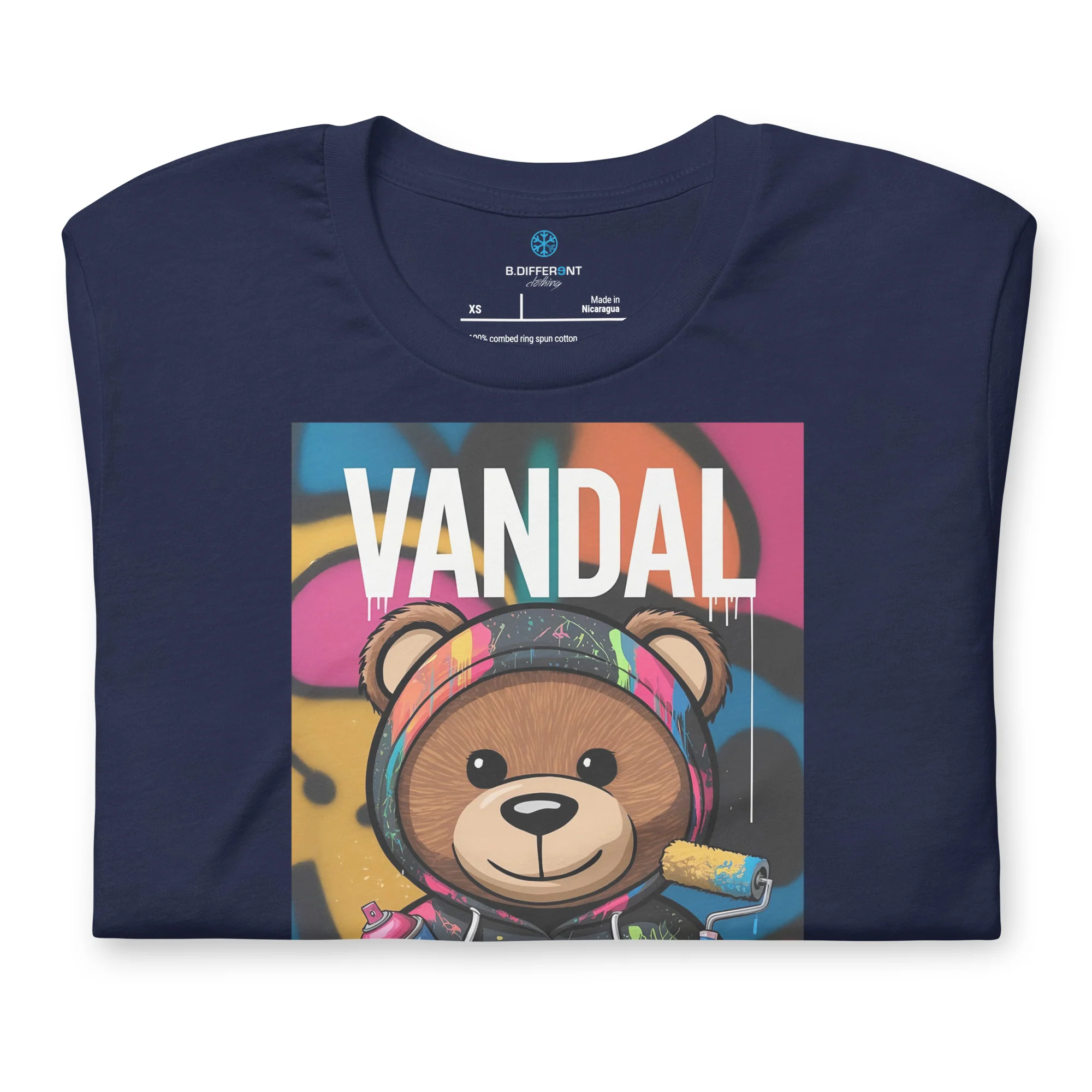 Vandal Teddy Bear Graffiti Tee - Image 3