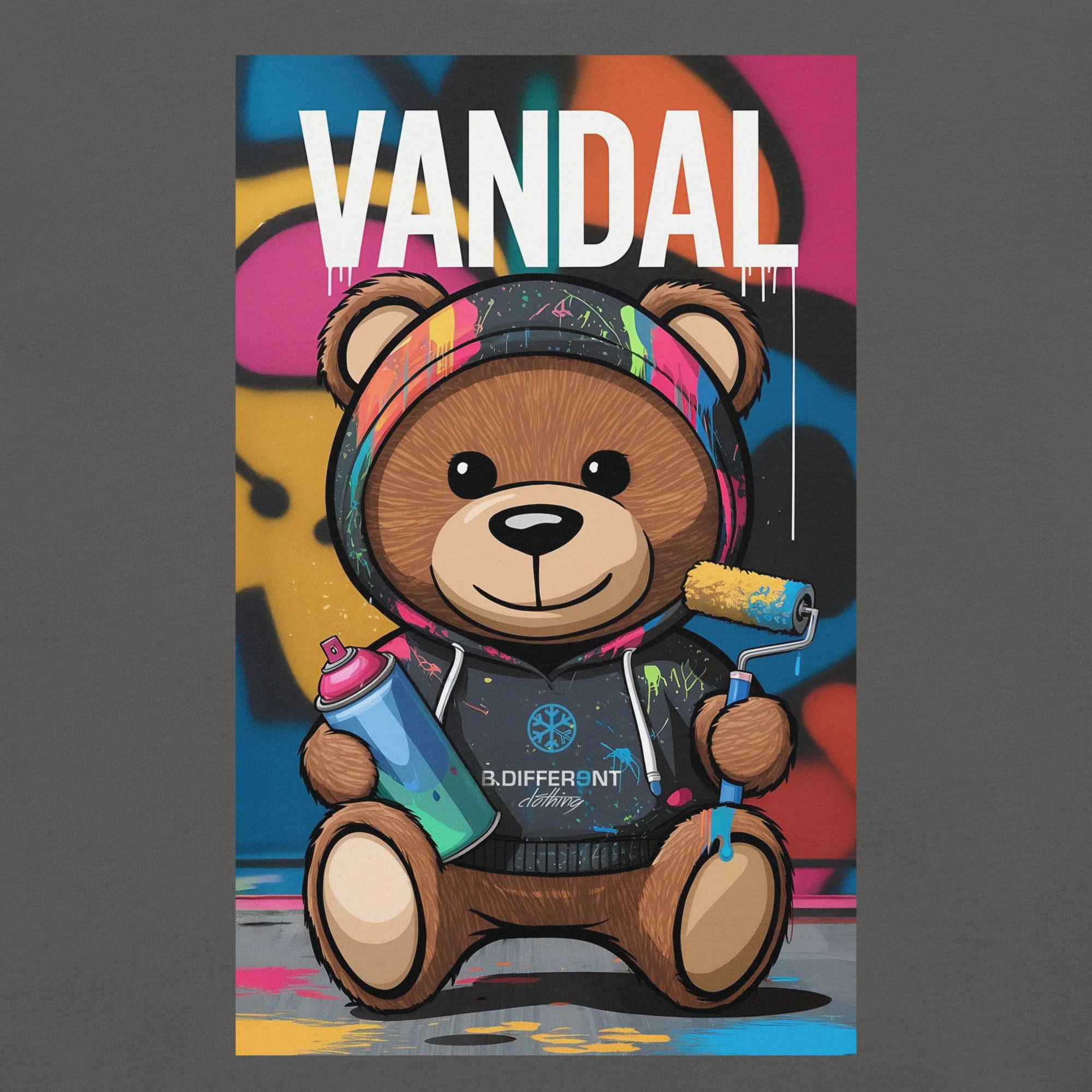 Vandal Teddy Bear Graffiti Tee - Image 32