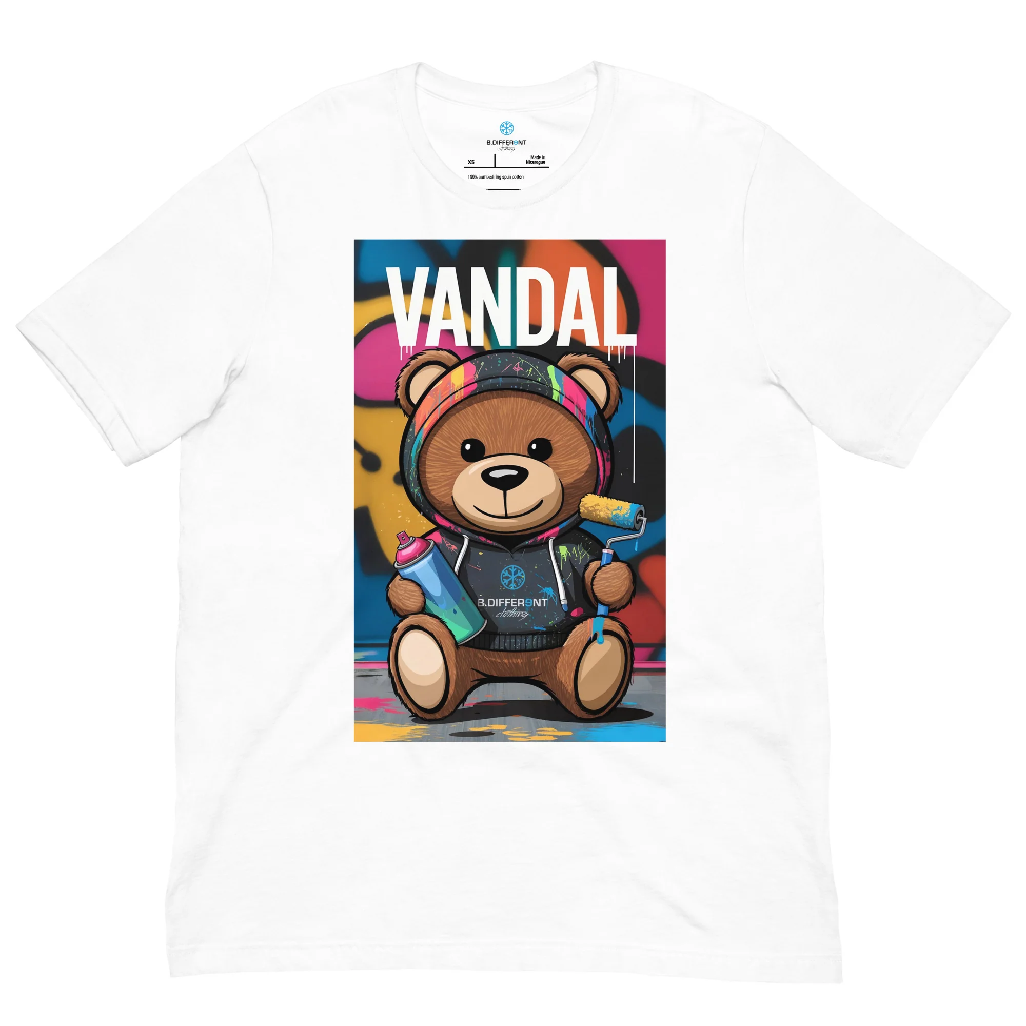 Vandal Teddy Bear Graffiti Tee - Image 49