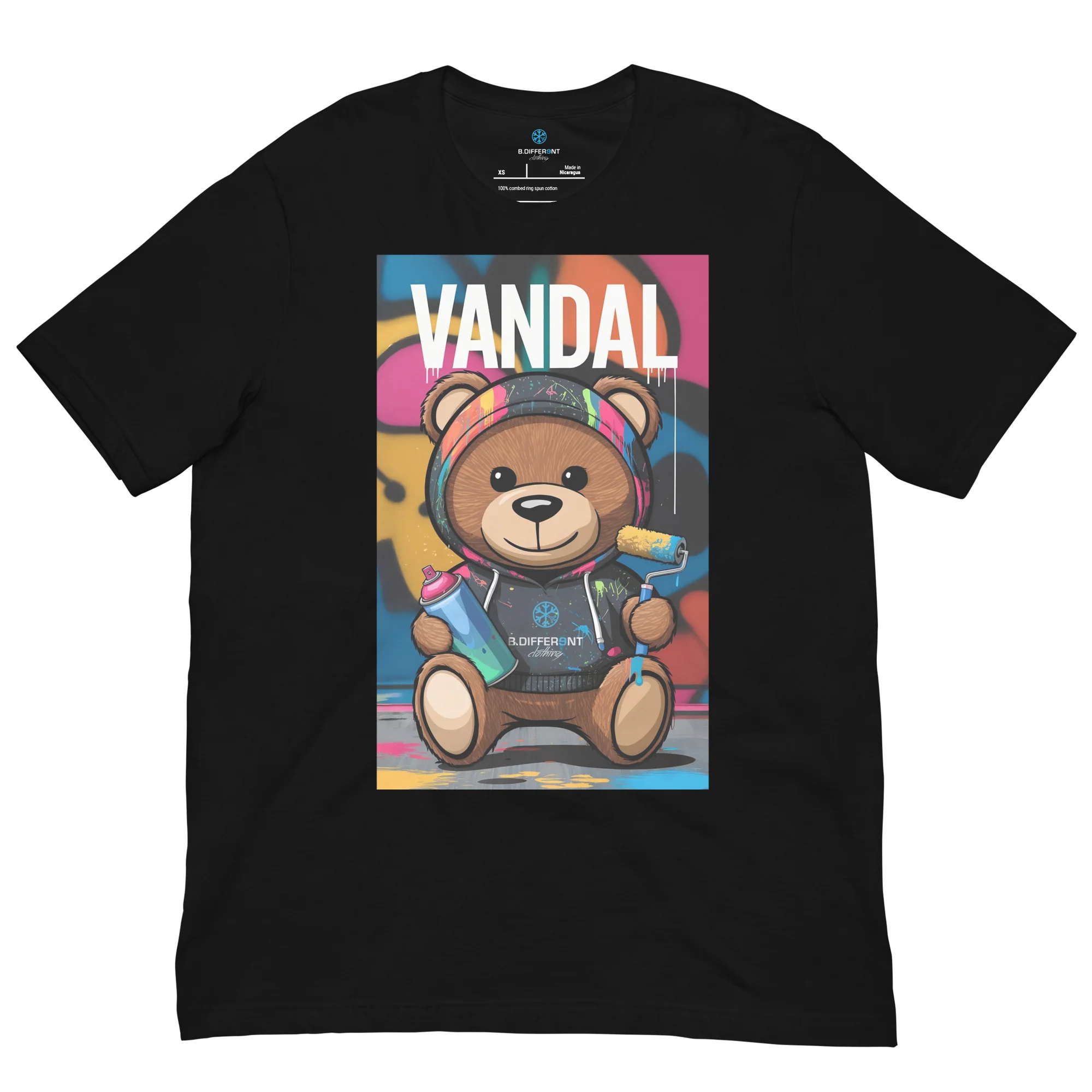 Vandal Teddy Bear Graffiti Tee - Image 7