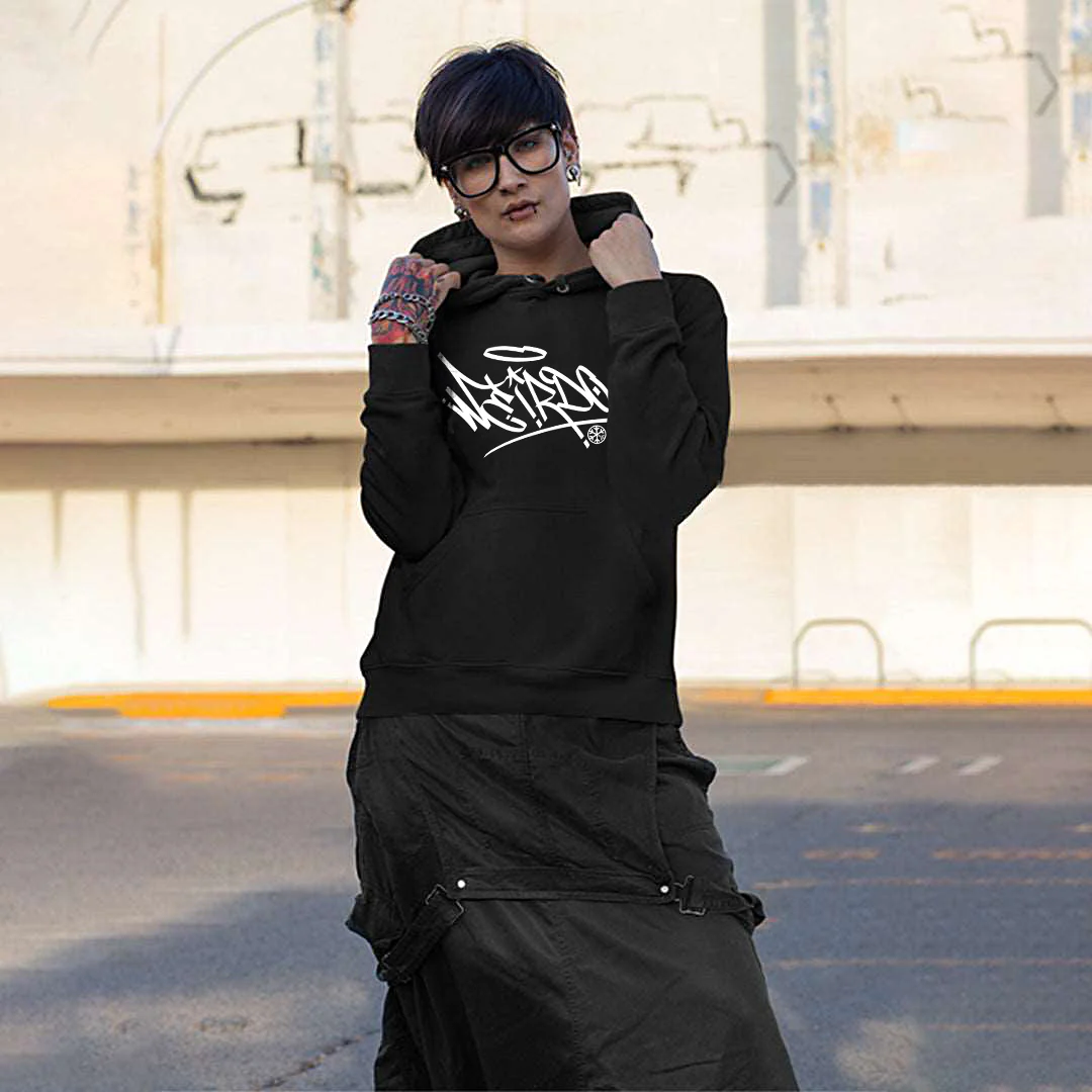 Weirdo Graffiti Tag Hoodie - Image 3