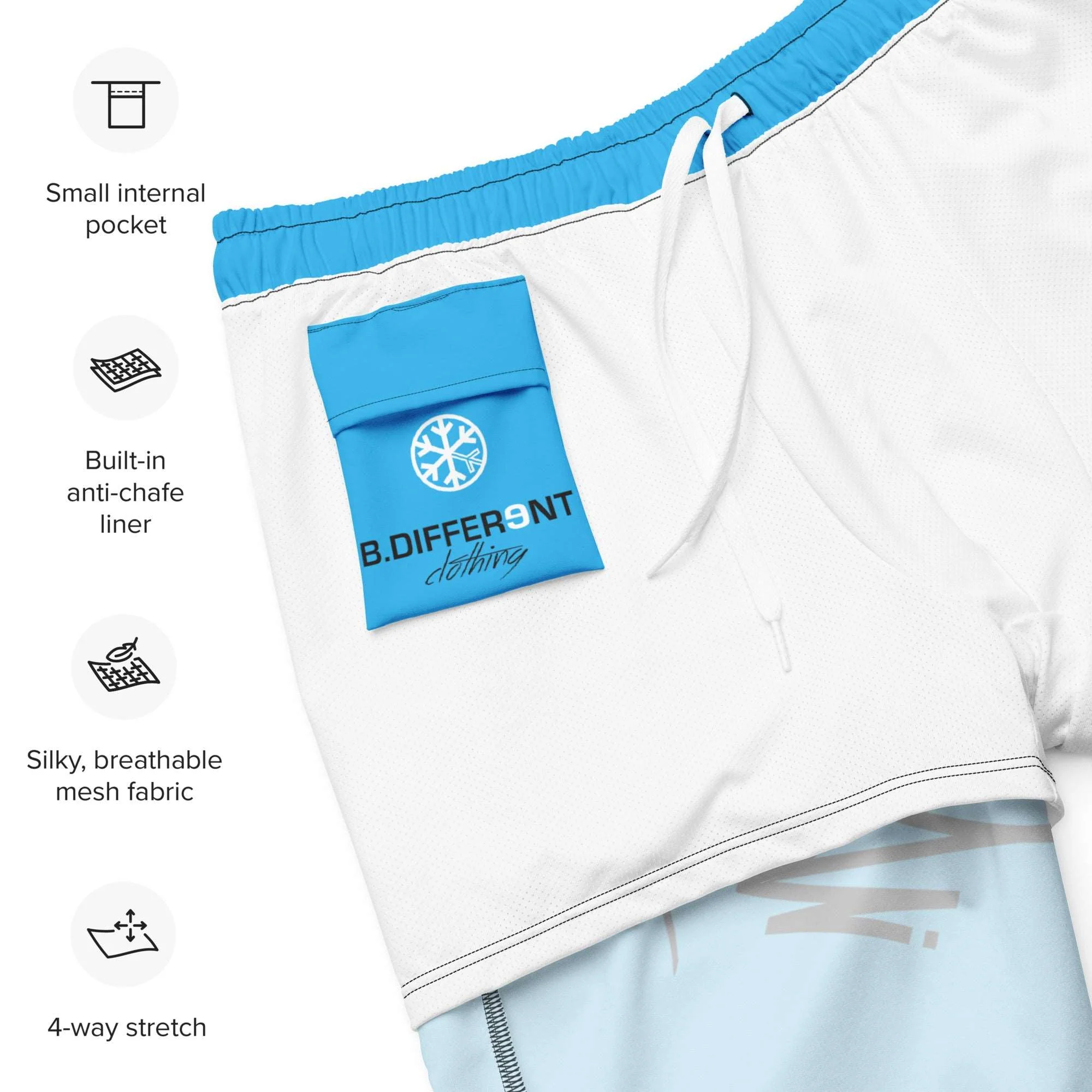 Weirdo Graffiti Tag Swim Shorts - Image 3
