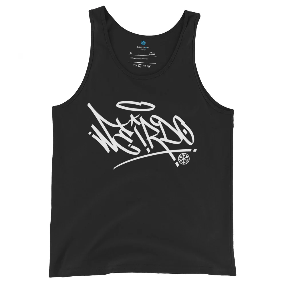 Weirdo Graffiti Tag Tank Top - Image 5