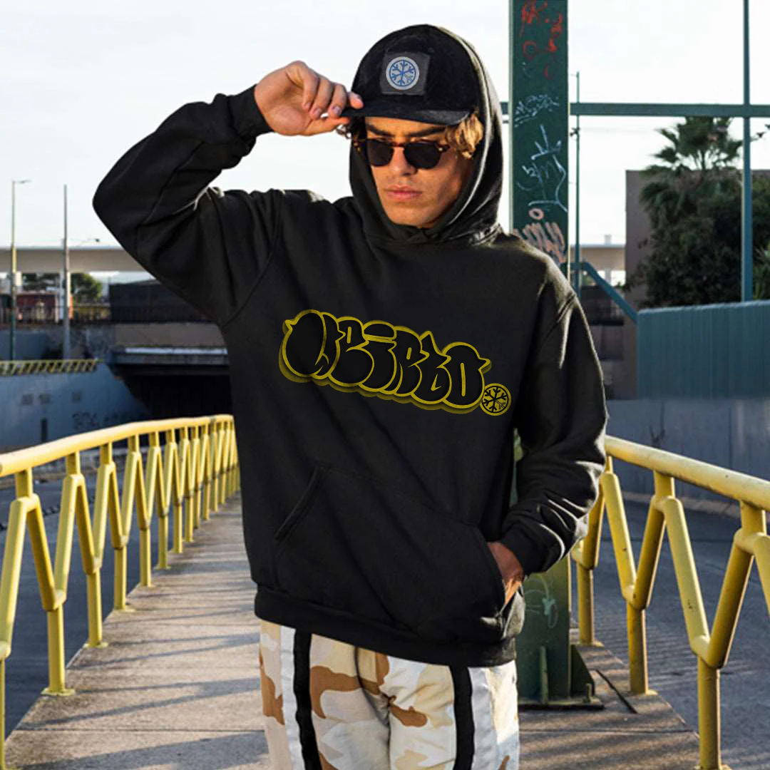 Weirdo Graffiti Throwie Hoodie - Image 2