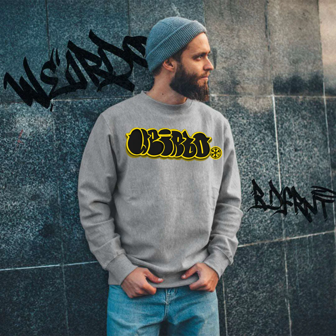 Weirdo Graffiti Throwie Sweatshirt - Image 2