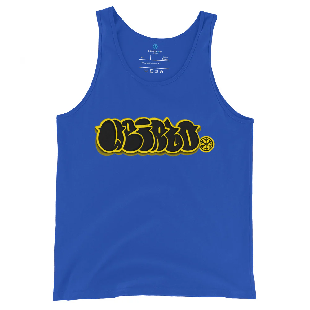 Weirdo Graffiti Throwie Tank Top - Image 7