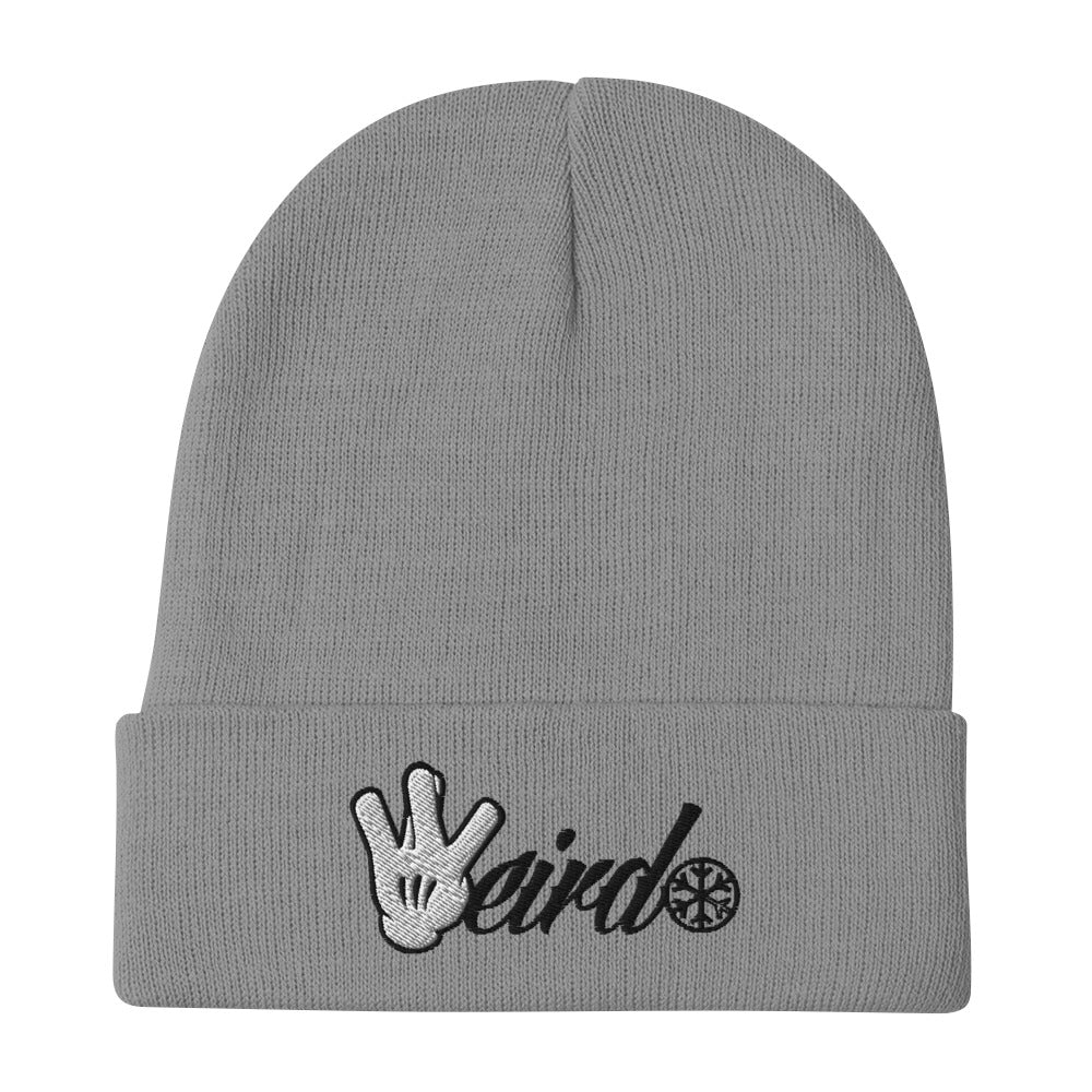 Weirdo Hand Sign Beanie Hat - Image 2