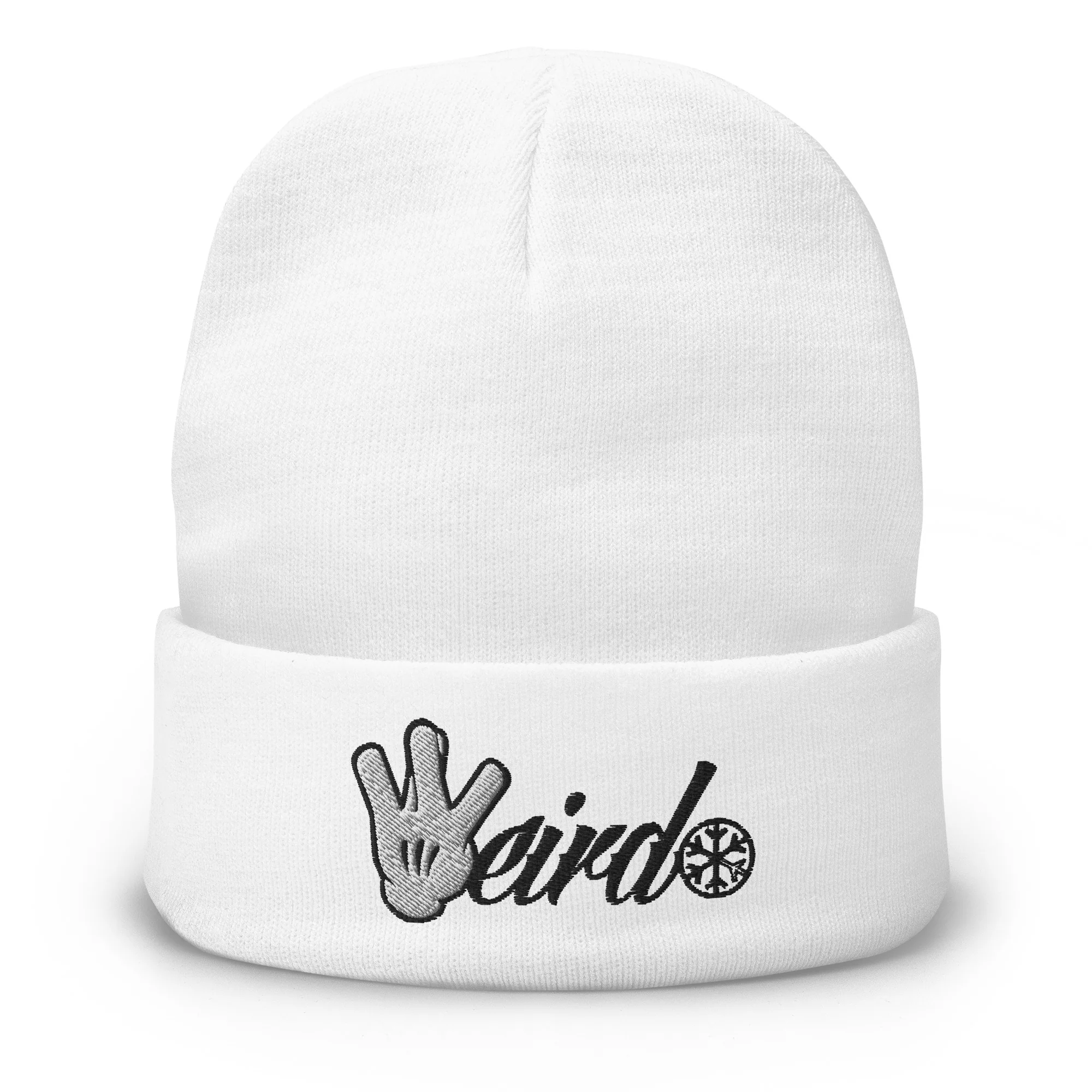 Weirdo Hand Sign Beanie Hat - Image 5