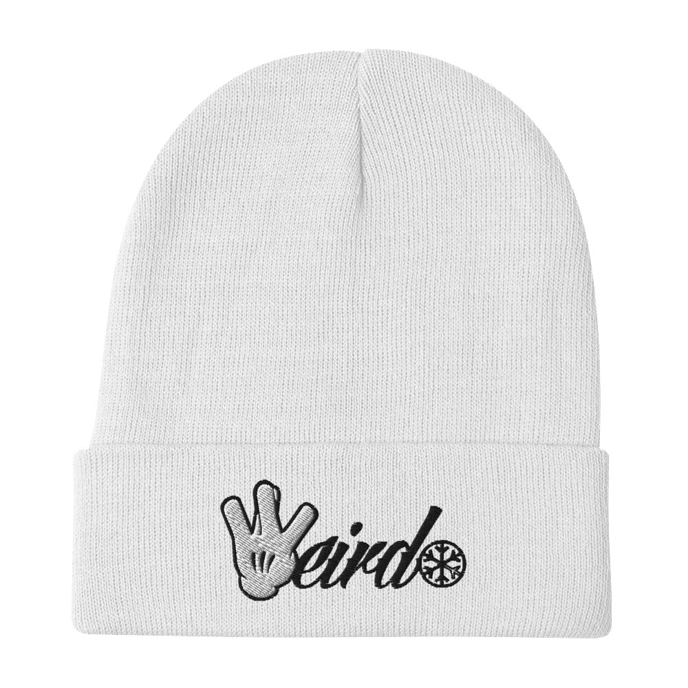 Weirdo Hand Sign Beanie Hat - Image 6