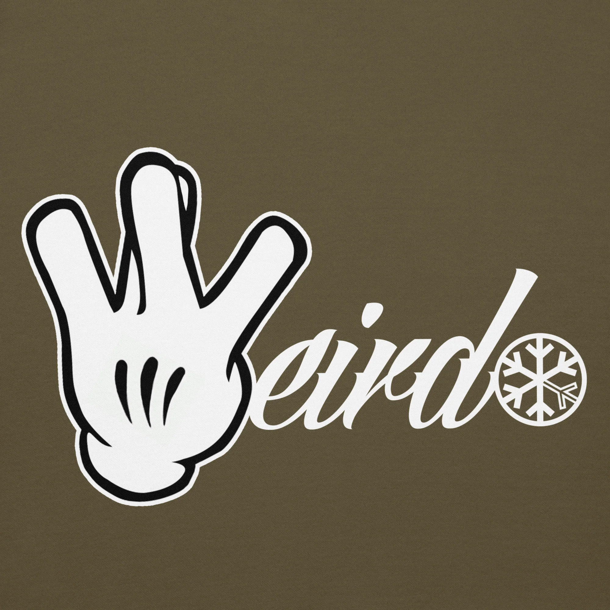 Weirdo Hand Sign Hoodie - Image 2
