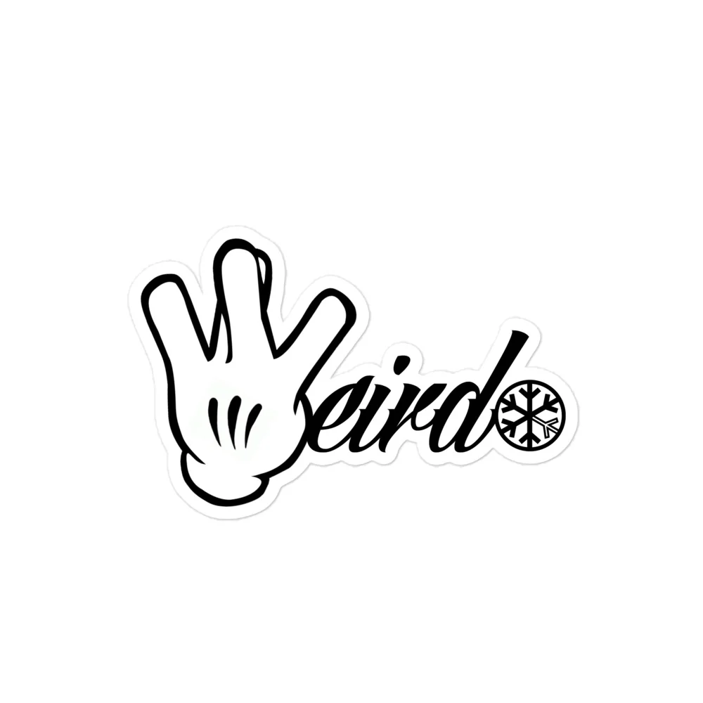 Weirdo Hand Sign Sticker
