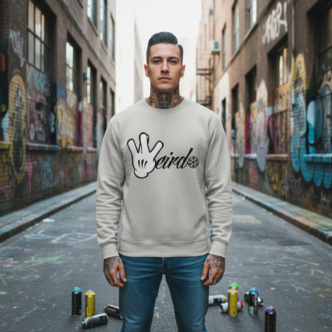 Weirdo Hand Sign Sweatshirt - Image 2