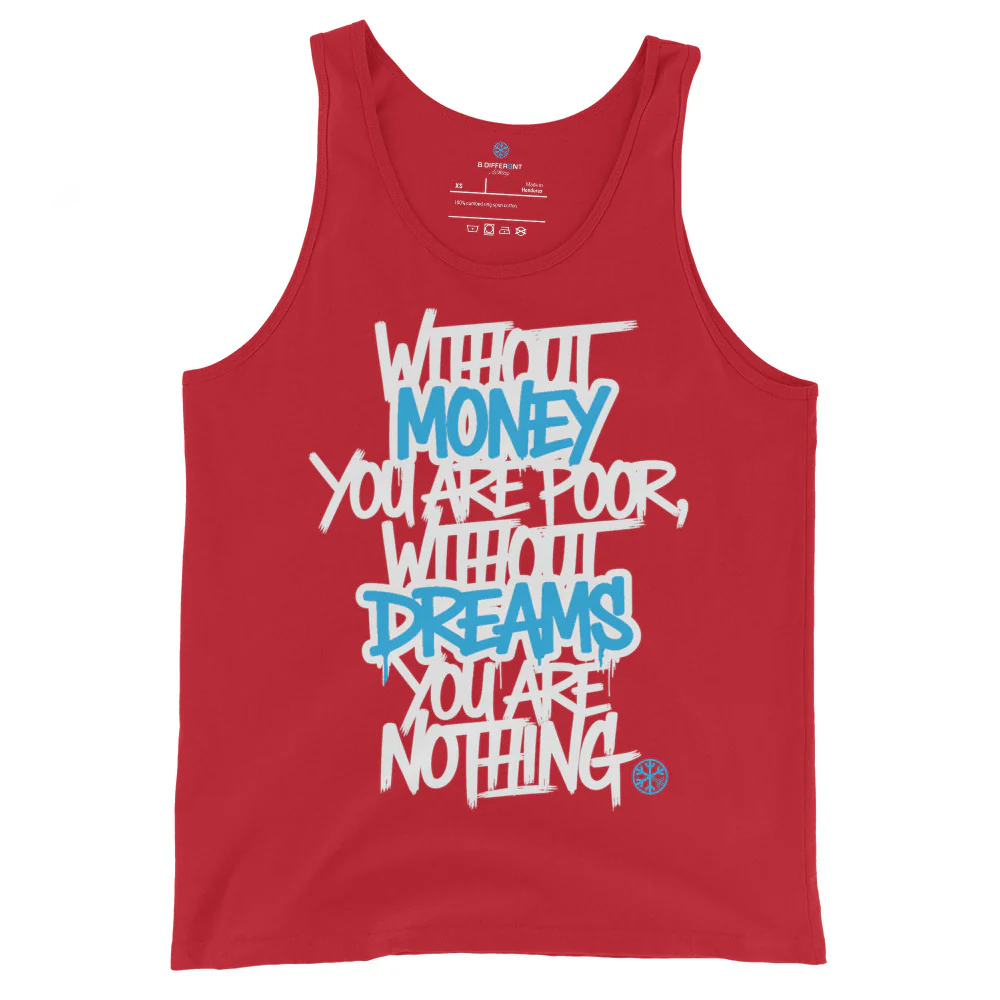 Without Dreams You Are Nothing Graffiti Tank Top - Image 5