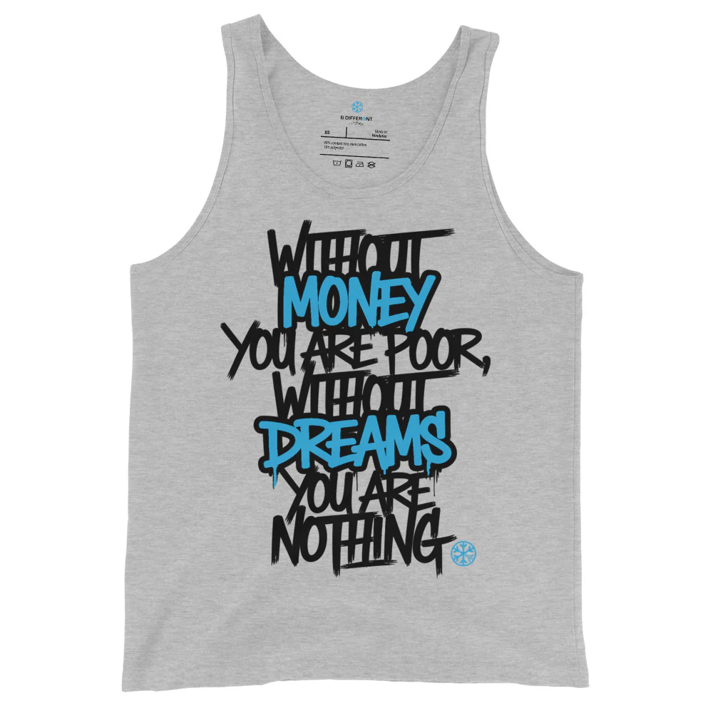 Without Dreams You Are Nothing Graffiti Tank Top - Image 7