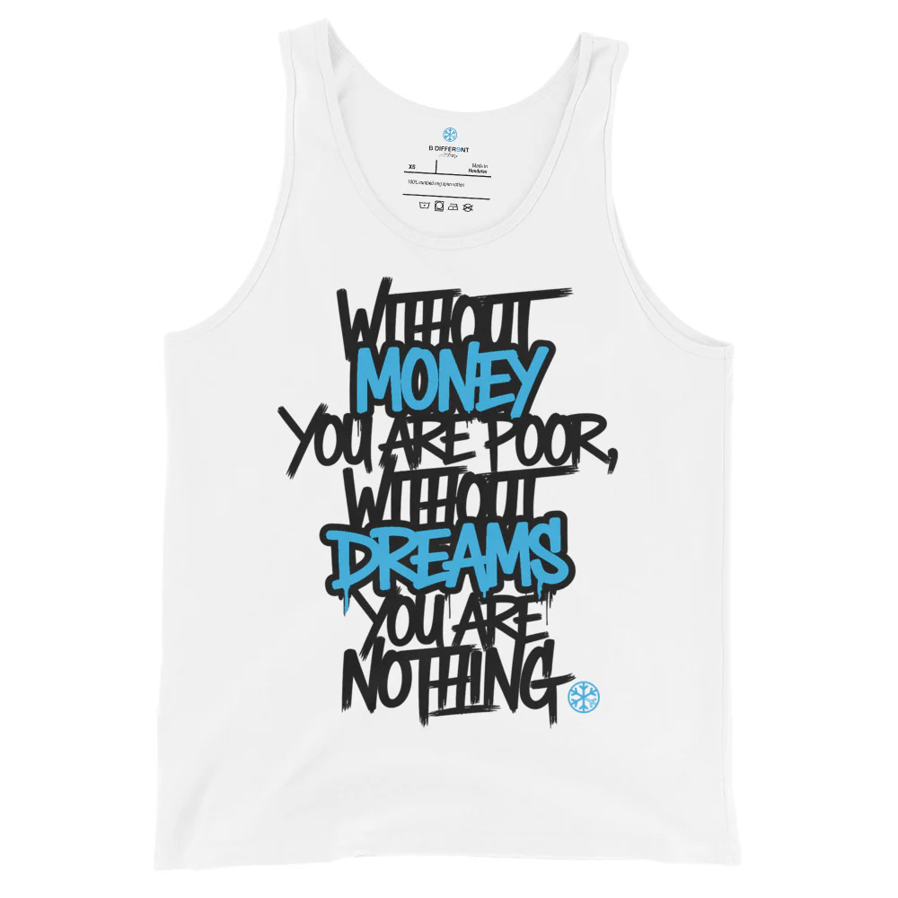 Without Dreams You Are Nothing Graffiti Tank Top - Image 9
